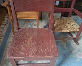 3 Vintage Child Chairs