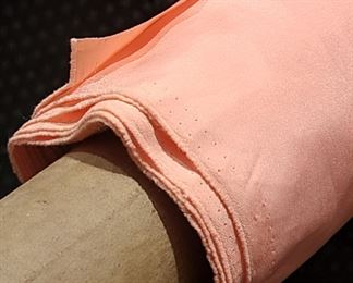 peach taffeta fabric roll