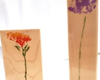 wildflower rubber stamps
