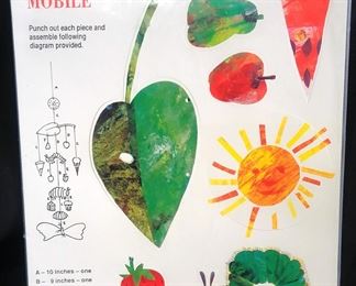 The Very Hungry Caterpillar paper mobile