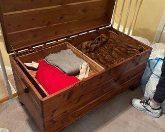 hand made cedar chest