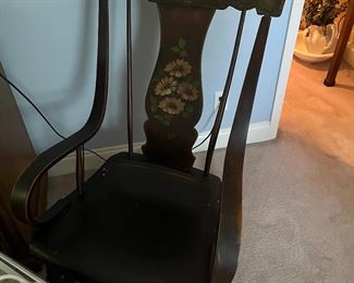 Stencil antique chair