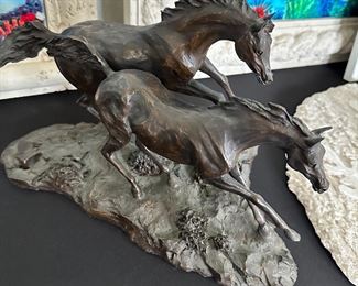 Bronze horses