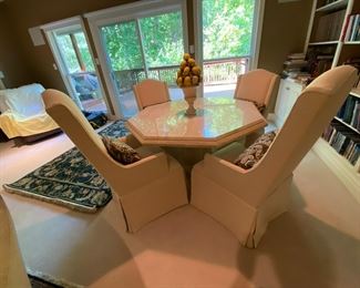 Breakfast Table w/High-back Chairs