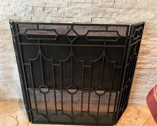 Fireplace screen from FRONTGATE! 