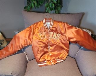 vintage University of Texas satin jacket