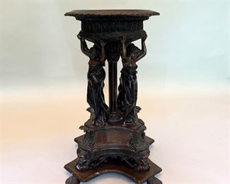 Egisto Rossi (1824/5-1899, Italian) Neoclassical Style Bronze Planter Or Brazier Used As Side Table