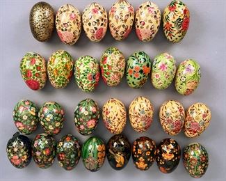 4 Boxes Of Decorative Eggs Made In India