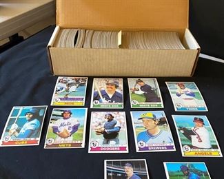 1979 MLB Topps Trading Cards
