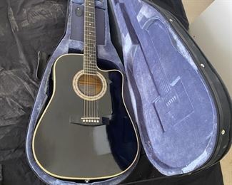 Esteban American Legacy Limited Edition Midnight Steel Acoustic Electric Guitar