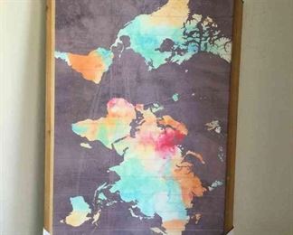 Map Framed Art