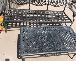 Relax Outside Patio Bench And Table