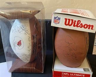 Signed Cardinals Football And More