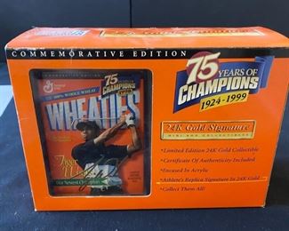 Tiger Woods Wheaties Mini Box Collectible