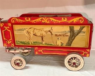 Hand Painted Horse Wagon