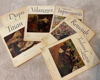 Large books of famous art prints - suitable for framing