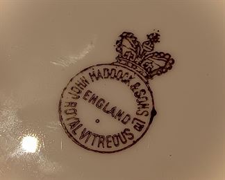 Antique John Haddock and Sons Platter 