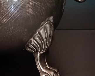 Vintage Footed Water Pitcher 