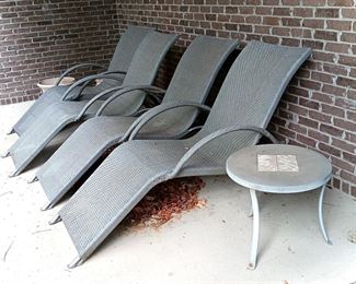 Lounge Chairs with Patio Side Table (1 of 3)