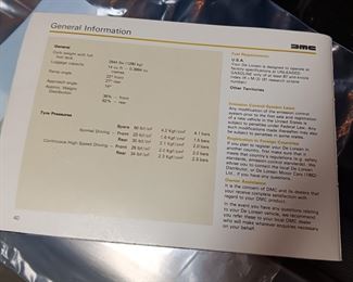 Most original paperwork is here, including owner's manual and workshop book.