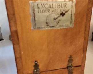 antique flour grinder