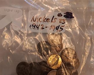 1942-1945 Nickels