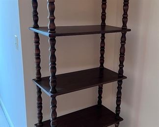 Mahogany bookshelf