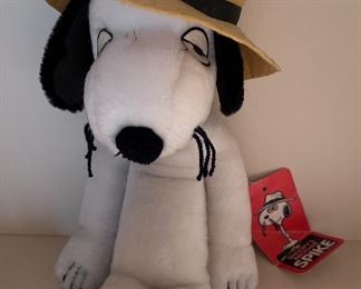 Snoopy's brother Spike stuffed toy with tag