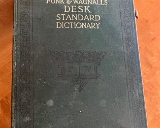 1925 Funk & Wagnalls dictionary