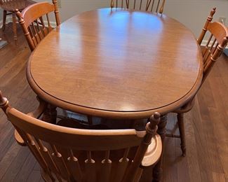 Tell City dining table and 6 chairs