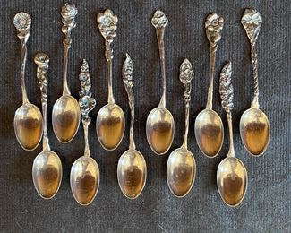 Sterling mini spoons