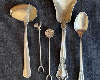 Various sterling items