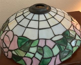 slag glass lamp shade
