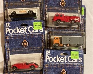Vintage Pocket Cars Some Unopened