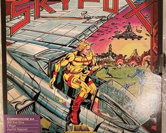 SkyFox Commodore 64 Disk