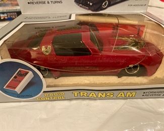 Vintage New in The Box Trans Am Remote Control Toy