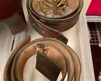 Vintage Brass Belts