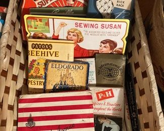 Vintage Advertisement Sewing Material
