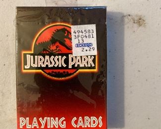 Jurassic Park Playing Cards Unopened