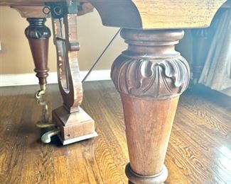 Antique c. 1900 Pleyel grand piano, brought over from France. (Pleyel was Chopin’s preferred piano brand.)