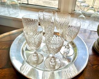 Saint Louis crystal wine glasses