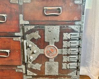 Meiji-era antique Japanese dresser