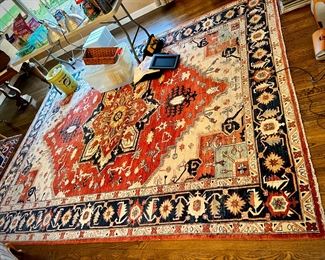 Large antique Oriental rug