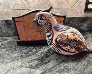 Mexican Pottery and Recipe Box