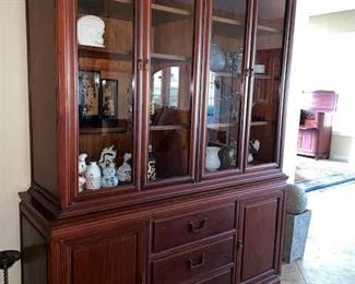 Well Crafted Rosewood China Cabinet