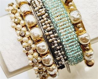 Miriam Haskell bracelet lot