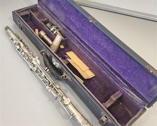 Silver clarinet