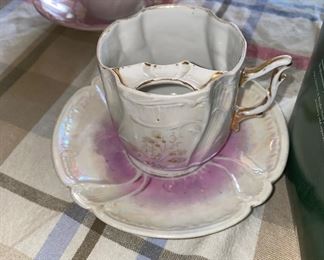 One of several mustache cups