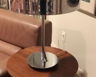 Mid-Century Modern George Hansen chrome table lamp