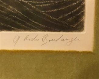 Graciela Rodo Boulanger signed and numbered lithograph